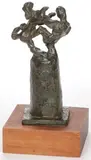 Jacques Lipchitz, Samson Fighting the Lion, Bronze with brown and verdigris patina