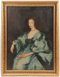 Sir Anthony Van Dyck, Henrietta Maria of France, Queen consort of England, Oil on canvas