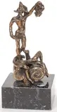Perseus-Homage to Benvenuto Cellini by Salvador Dalí, 1976, Bronze on marble base, sold Nov 2023