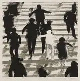 Christopher Brown, Odessa Steps, Lithograph