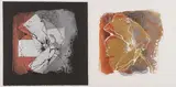 Robert Kushner, Poppy, Lithographs with gold and silver leaf