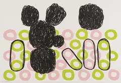 Jonathan Lasker, Ball Figures I, Lithograph