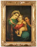 Raphael, The Madonna Della Sedia, Oil on canvas laid down