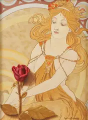 Patrick Farrell, Roseate Woman, Oil on canvas