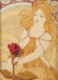 Patrick Farrell, Roseate Woman, Oil on canvas