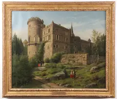 Henry Lewis, Napoleon III at Wilhelmshoehe, Oil on canvas