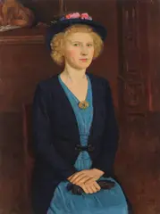 J. Delarge, Eveline, Oil on canvas