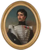 French School, Portrait of an Officer with Medals, Oil on canvas