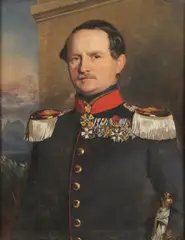Richard Lauchert, Portrait of Karl Friedrich Ferdinand von Kusserow -, Oil on canvas