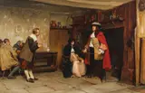 John Seymour Lucas, The Elopement -, Oil on canvas