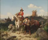Christian Sell, The Patrol -, Oil on canvas