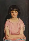 Walter Scott Sherwood, Little Anna -, Oil on canvas