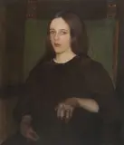Angelica Schuyler Patterson, Portrait of a Young Woman Seated in a Chair ‐, Oil on canvas
