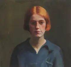 Katharine Fleming Worcester, Fiona, Oil on canvas board