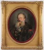 German School, Portrait of a Prussian General,, Oil on canvas