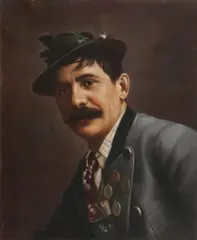 Frank (?), Portrait of a Jagermeister with Medals ‐, Oil on canvas