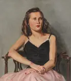 Raymond John Wendell, The Young Ballerina -, Oil on canvas laid down