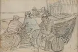 Eugène Louis Boudin, Fishermen at Rest