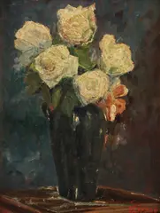 Brüno, Floral Still Life ‐, Oil on board
