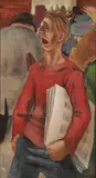 Dorothy Young Graham, A Newsboy -