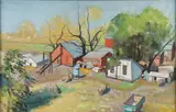 Dorothy Young Graham, Idyllic Farm Scene