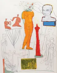 Philip Smith, Untitled, Mixed media on paper