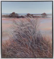 Slough in Doolittle Prairie by Elizabeth Miller, Oil on canvas, sold Apr 2023
