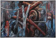 Norman Sunshine, Steep Rock, #20, Fall of the City, Acrylic on canvas
