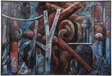 Norman Sunshine, Steep Rock, #20, Fall of the City, Acrylic on canvas