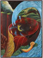Whirlpool - by Pegan Brooke, Oil on canvas, sold Apr 2023