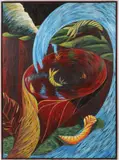 Pegan Brooke, Whirlpool -, Oil on canvas