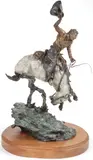 Jay Contway, Bronc Rider -, Cold painted bronze