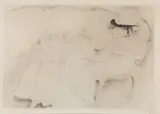 Paul César Helleu, Woman sleeping on a sofa