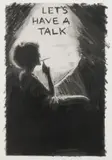 Adrian Piper, Let's Talk -, Serigraph