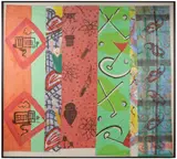 Kim Macconnell, Abstract Composition, Acrylic on cotton