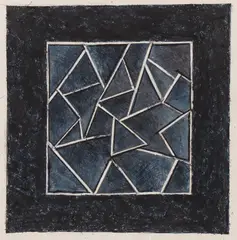 Alan Green, Untitled -, Charcoal and oil stick on paper