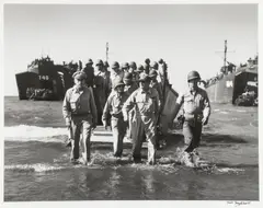 Carl Mydans, General Douglas MacArthur Landing in Luzon -, Gelatin silver print