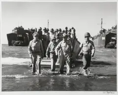 Carl Mydans, General Douglas MacArthur Landing in Luzon -, Gelatin silver print