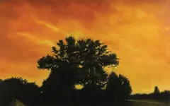 Don Pollack, Looks to the Night, Oil on canvas