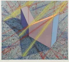 Ron Davis, Up Right V Angle -, Silkscreen