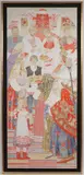 Lyudmila Ivanovna Elesina, A Russian Wedding Celebration -, Oil on canvas