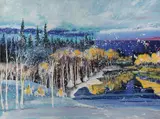 Earl Biss, Early Snow in the Beartooth Range -, Serigraph
