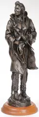 Pershing Geiger, From Where the Sun Now Stands -, Bronze with dark brown patina