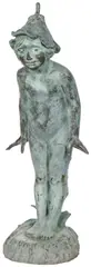 Edward Berge, Wild Flower -, Bronze with verdigris patina