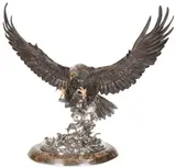 Chester Fields, Attack -, Bronze with polychrome patina