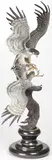 Chester Fields, Falcon Courtship -, Bronze with polychrome patina