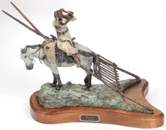 Jay Contway, Travois -, Cold painted bronze