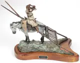 Jay Contway, Travois -, Cold painted bronze