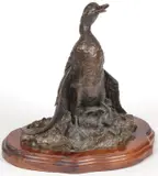 William Turner, Taking Flight -, Bronze with dark brown patina
