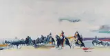 Earl Biss, Bringing the Children Home from Star School -, Serigraph